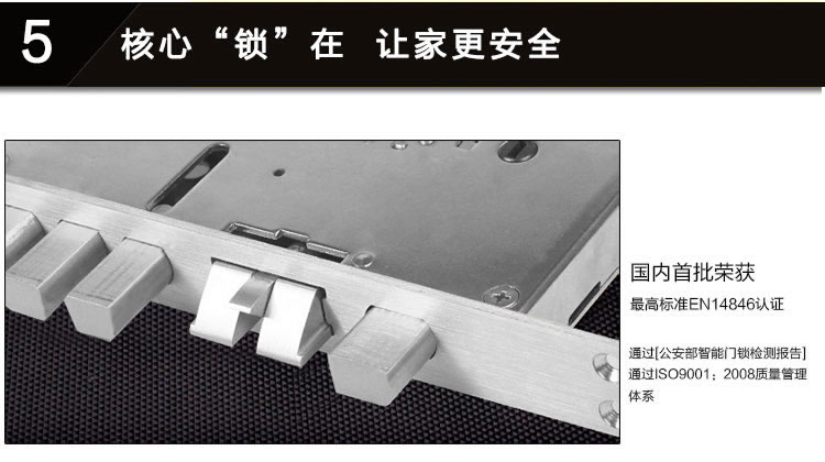 玉蛟龍智能門鎖 智能鎖防窺視輸入、半導體/光學指紋傳感器