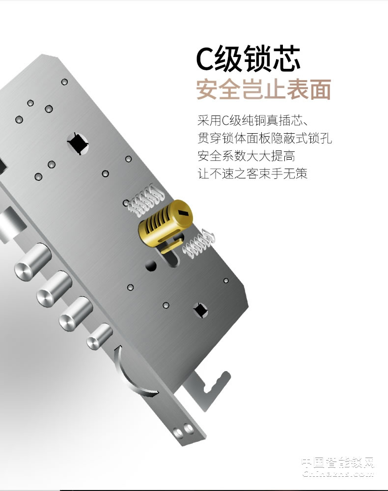 羅曼斯全自動智能鎖DD3 指紋鎖家用防盜門感應密碼電子門鎖