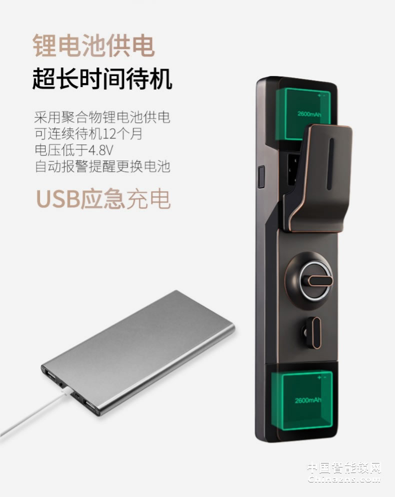 羅曼斯全自動智能鎖DD3 指紋鎖家用防盜門感應密碼電子門鎖