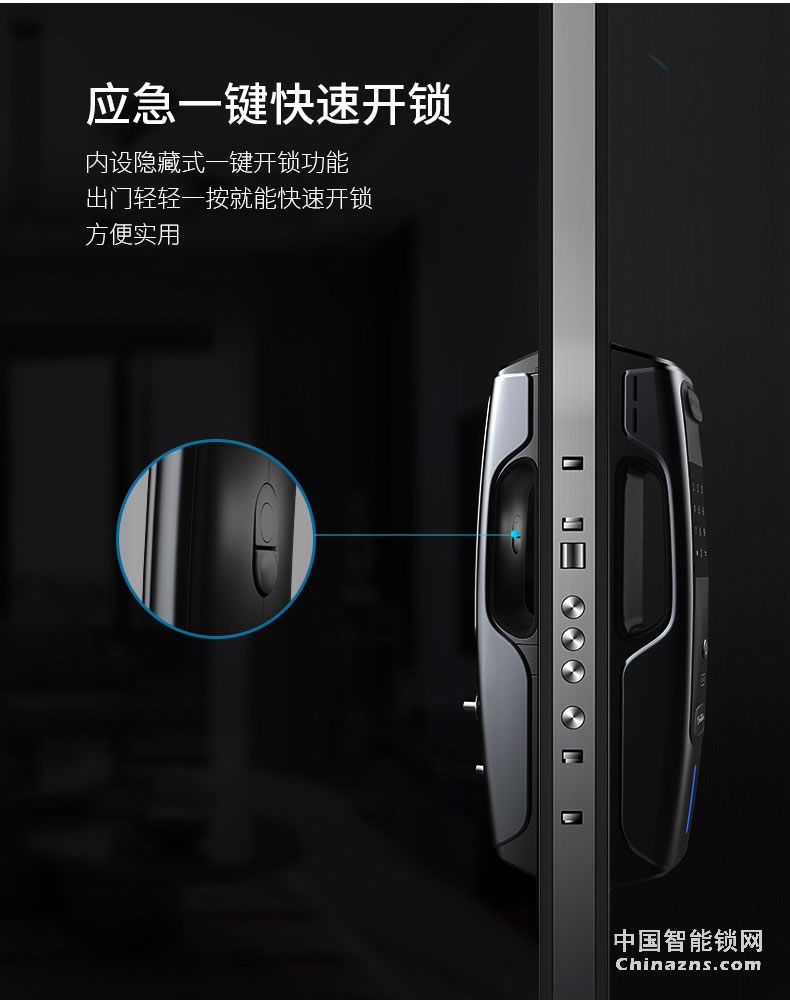羅曼斯人臉識別智能鎖DD4 全自動智能鎖家用防盜門指紋鎖
