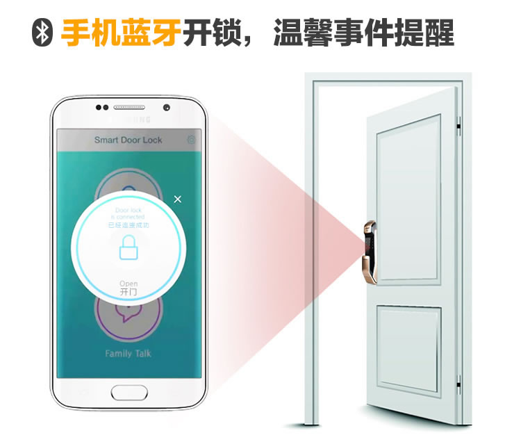 三星指紋鎖活體指紋識(shí)別 APP電子密碼鎖