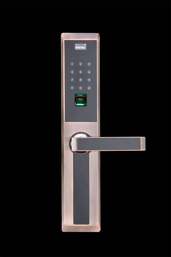 孚頓智控智能鎖 智能指紋密碼鎖 直板智能門鎖