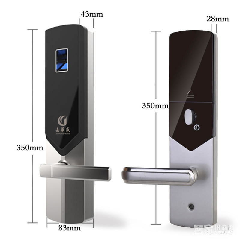 嘉華盛密碼鎖 按鍵式指紋密碼鎖 無鎖孔智能鎖