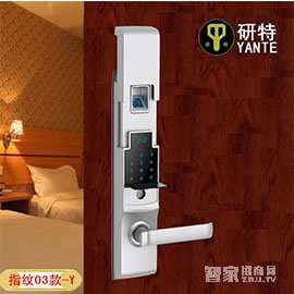 研特智能鎖 智能指紋密碼鎖 指紋03款-Y