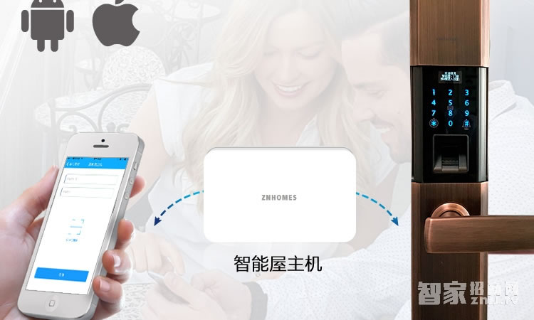 智能屋指紋鎖 防盜門智能鎖