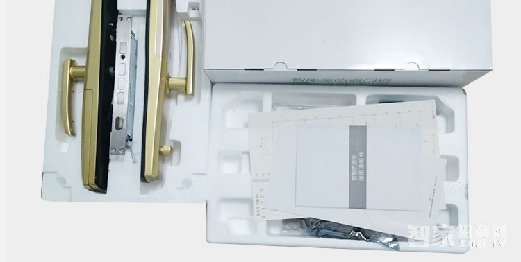 智能屋指紋鎖 家用智能鎖(香檳金)