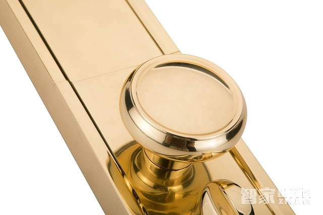 艾棲家用指紋鎖 純銅智能門鎖 高檔電子鎖