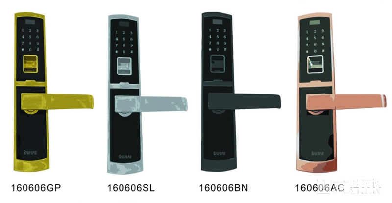 眾和物聯智能指紋鎖 防盜門木門智能鎖 電子密碼鎖