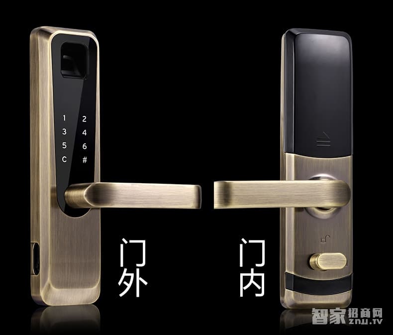 索掌門智能鎖 家用指紋密碼鎖 直板智能門鎖