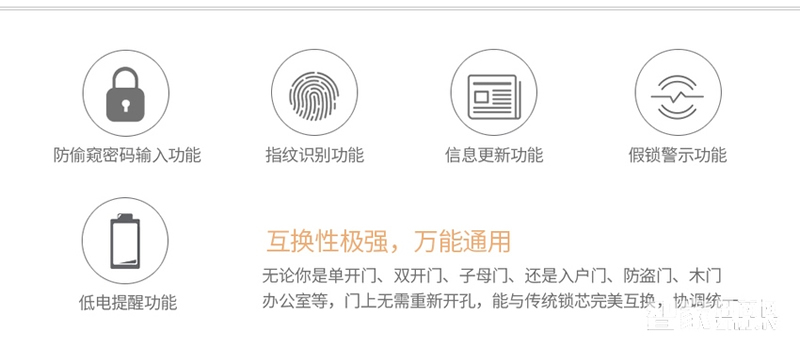 實(shí)譽(yù)半導(dǎo)體指紋鎖 家用防盜門(mén)電子鎖 感應(yīng)刷卡鎖
