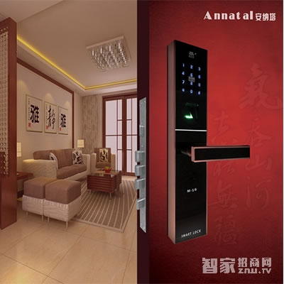 安納塔五合一指紋鎖 密碼刷卡鎖 手機APP開鎖