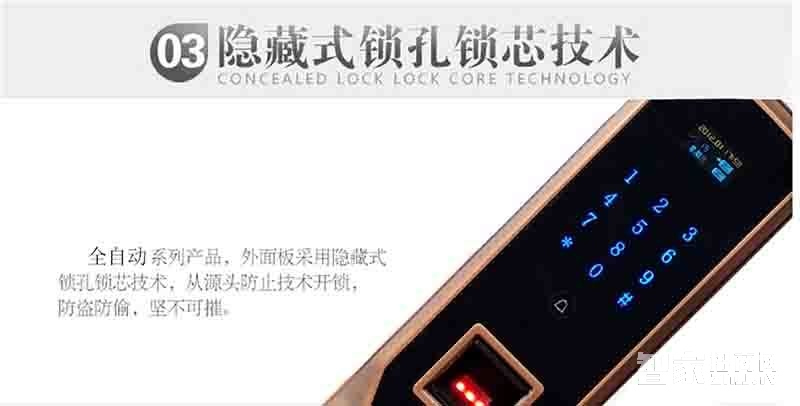 堅甲衛士全自動四合一指紋鎖 防盜智能門鎖