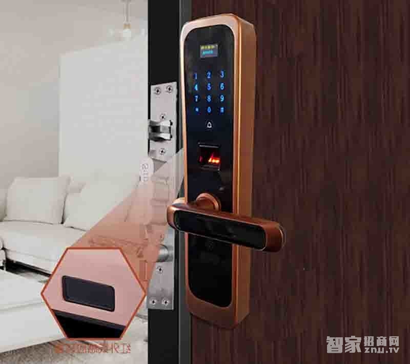 堅甲衛(wèi)士紅外全自動智能指紋鎖 直板刷卡鎖