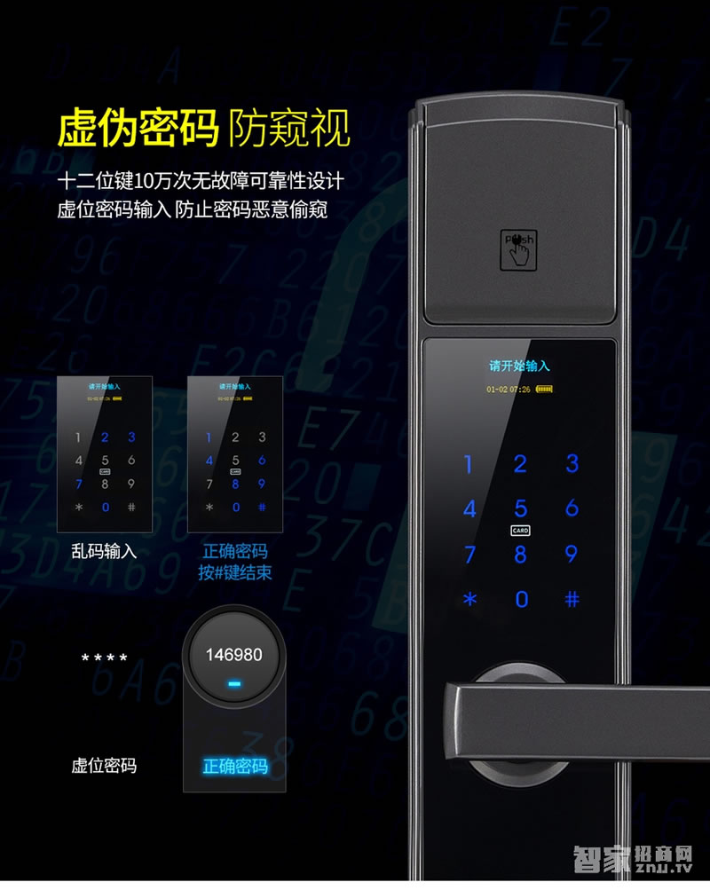 歐萊斯頓指紋鎖智能鎖防盜門(mén)家用電子鎖密碼鎖