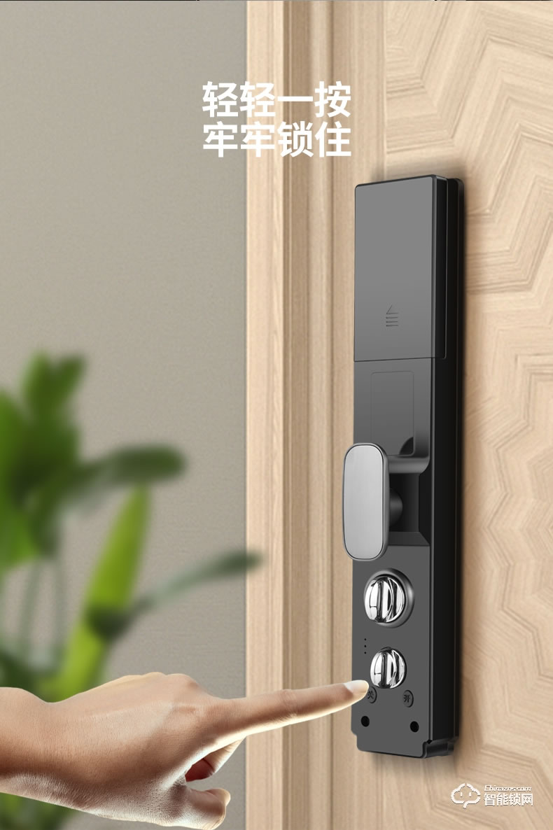 朗菲智能鎖 家用可視人臉識別智能門鎖