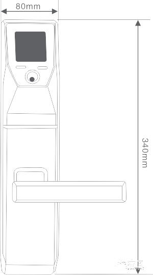 金安盾人臉識(shí)別鎖 家用電子密碼鎖 刷卡鎖