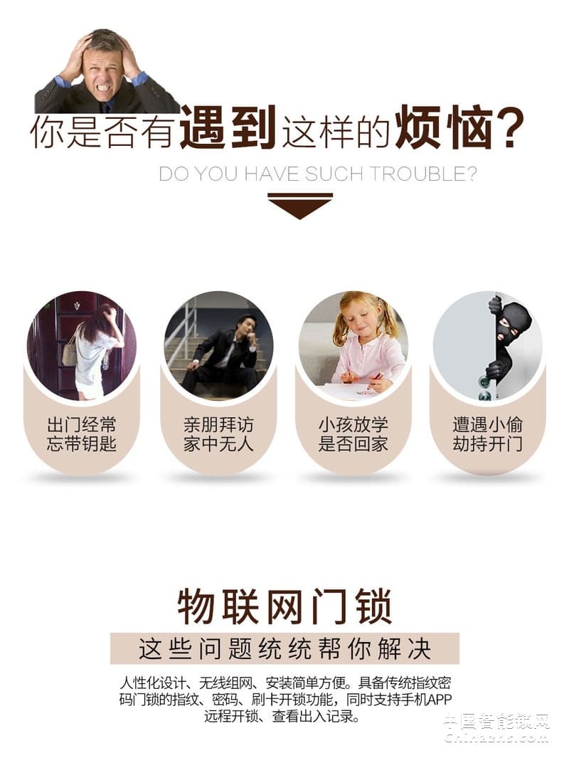 uiot超級(jí)智慧家 紫韻系列智能門鎖 防盜門木門感應(yīng)密碼鎖