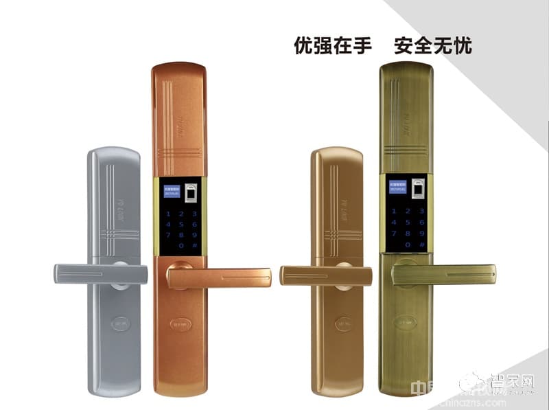優(yōu)強白領公寓指紋密碼鎖 家用防盜智能鎖