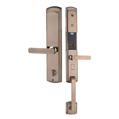 鼎鼎紅高檔住房專用指紋密碼鎖 智能指紋防盜鎖