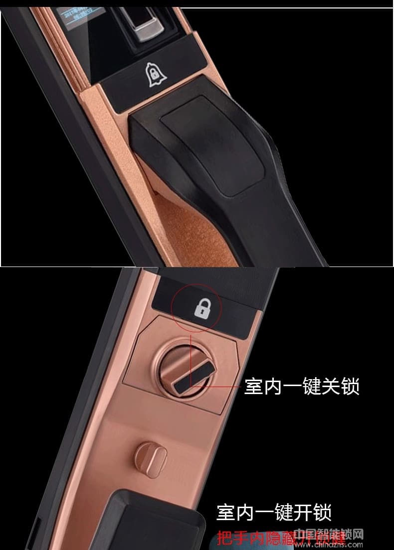 萬事威全自動指紋鎖 紅外識別感應鎖