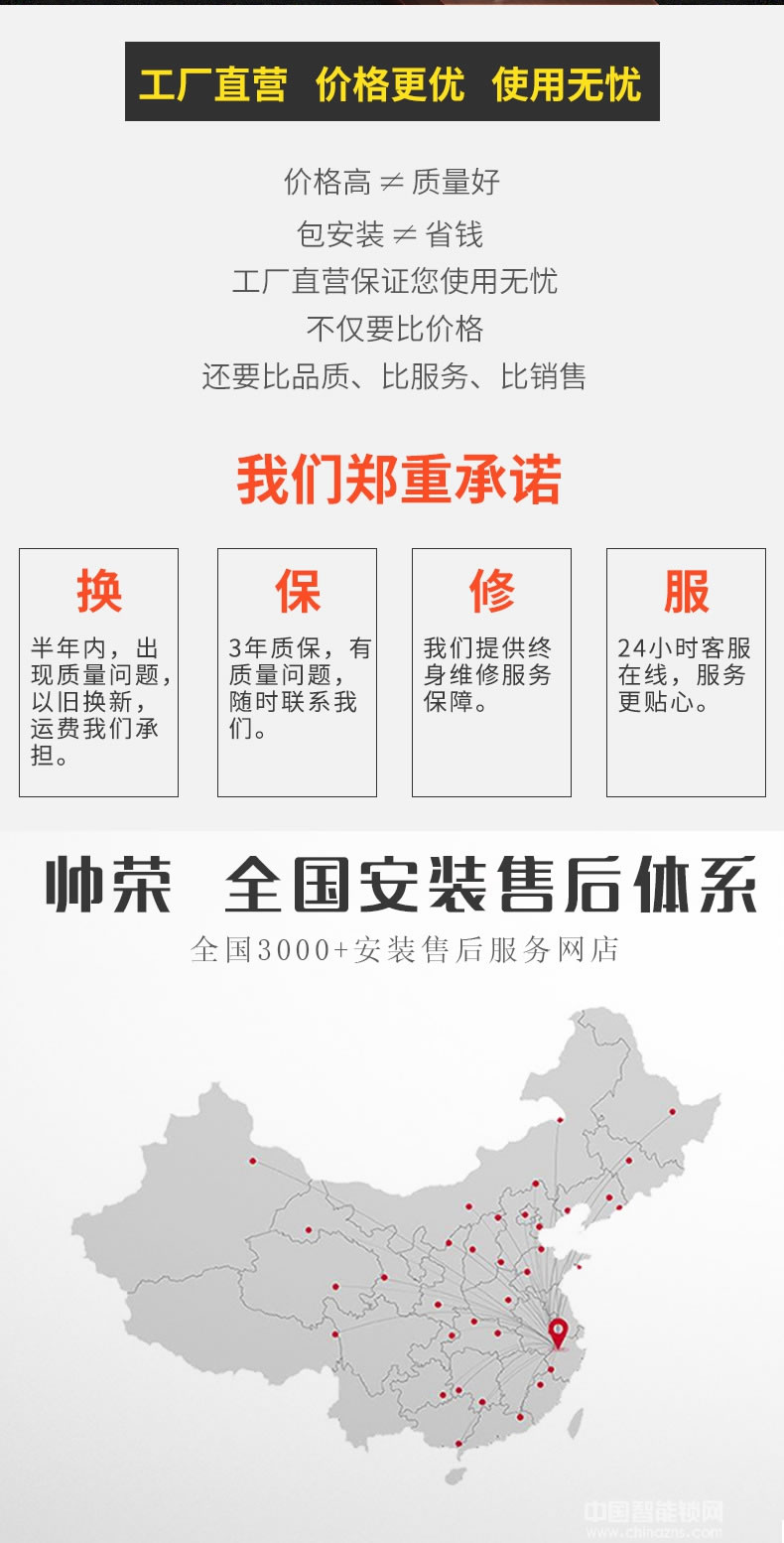 帥榮智能鎖 公寓全自動指紋鎖 家居防盜門鎖