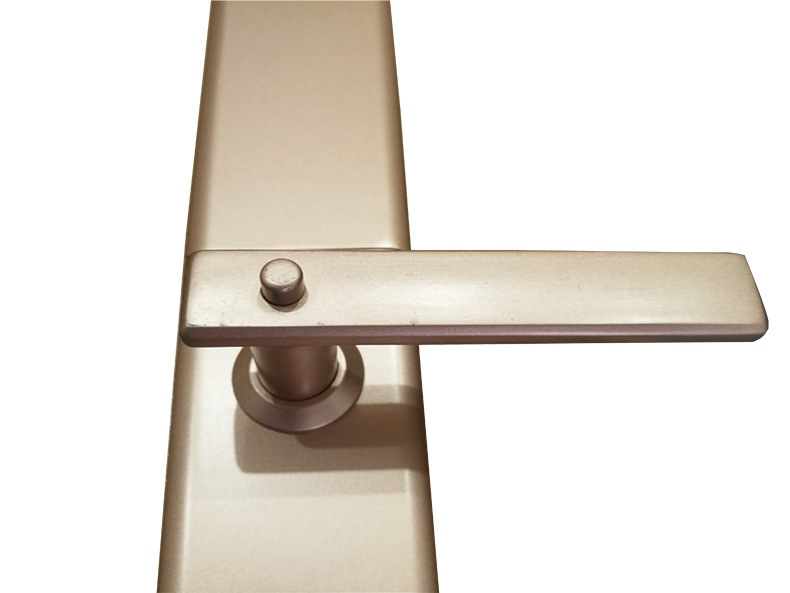 黑將軍指紋鎖 防貓眼設計家庭大門鎖 APP滑蓋半導體指紋鎖