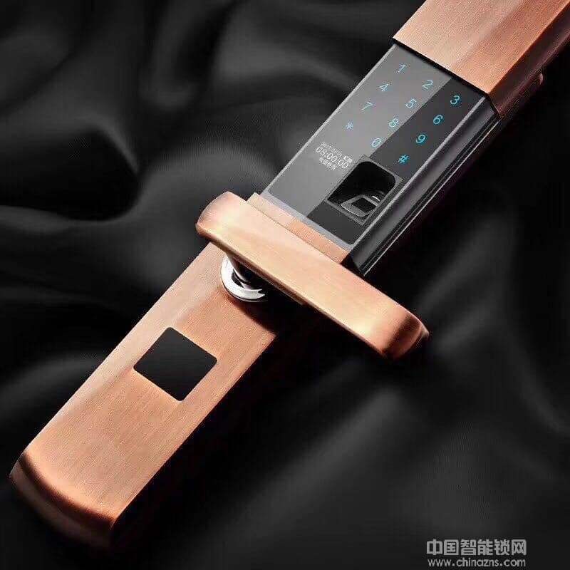 恩比德半導(dǎo)體滑蓋APP智能鎖 家用指紋密碼鎖