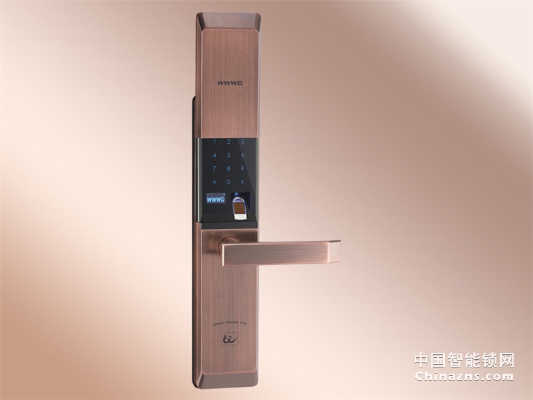 吾愛吾家智能鎖W5-AC 紅古銅電子密碼鎖