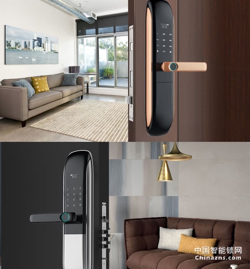 眾享智能指紋鎖 家用防盜門 全自動電子門禁