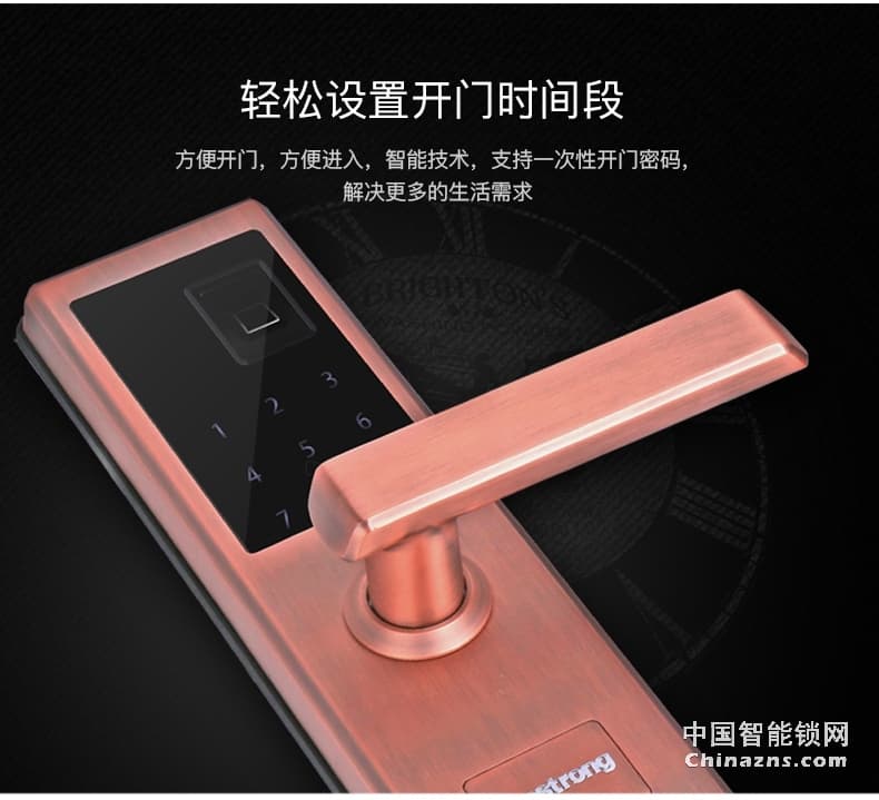 頂固不銹鋼指紋鎖 密碼防盜鎖 電子入戶鎖