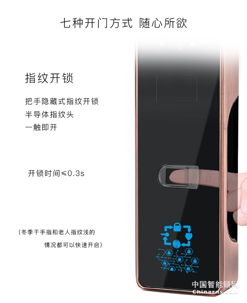 因碩人臉識別鎖 全自動指紋鎖 刷臉智能門鎖