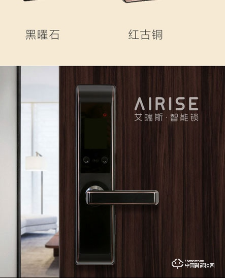 艾瑞斯智能鎖 人臉識別智能鎖 家用防盜密碼鎖