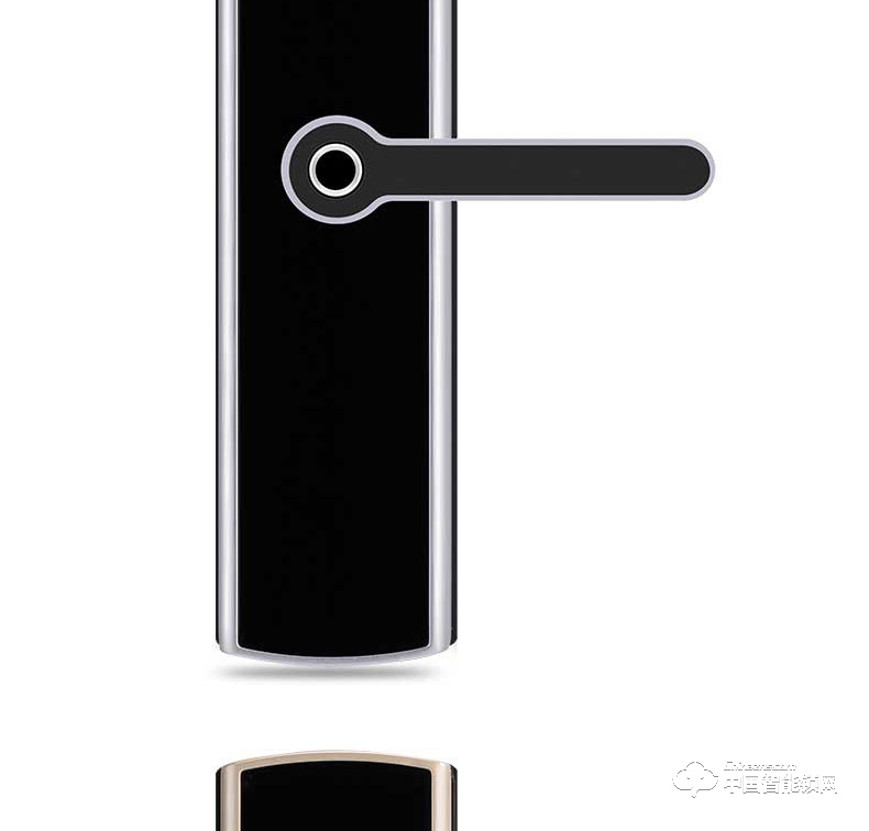 季安指紋鎖 直板智能門鎖 防小黑盒開啟