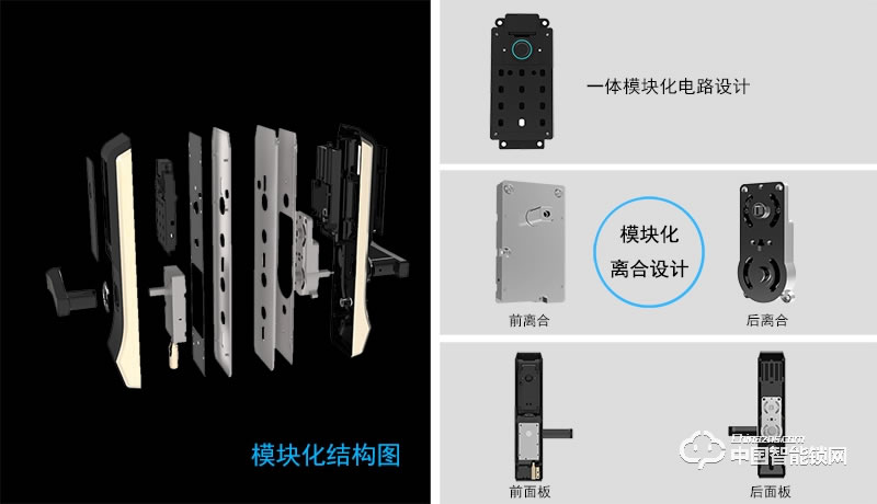 安思恒智能家居指紋鎖 指紋鎖 半導體呼吸燈指紋鎖