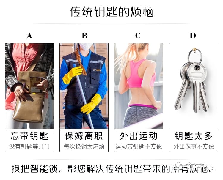 伊派爾滑蓋指紋鎖 智能門鎖電子鎖 防盜門智能鎖