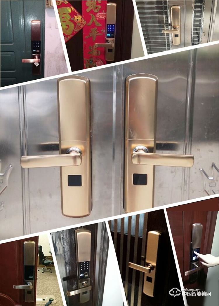 伊派爾指紋鎖 人臉識別掌靜脈指紋鎖家用防盜門鎖密碼鎖智能鎖