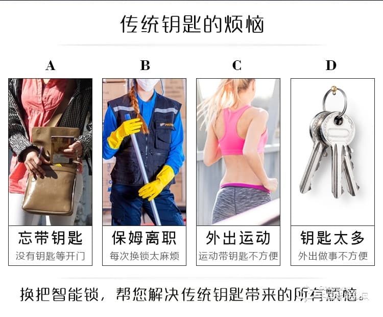 伊派爾人臉識別掌靜脈指紋鎖家用防盜門鎖智能鎖密碼鎖家居智能鎖