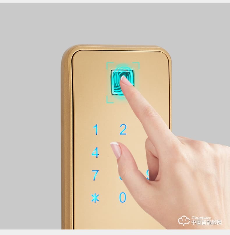 固特指紋鎖 家用防盜門(mén)鎖室內(nèi)木門(mén)智能鎖密碼鎖電子鎖