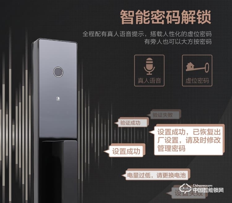 安享指紋鎖 家用指紋密碼鎖 防盜門直板智能鎖