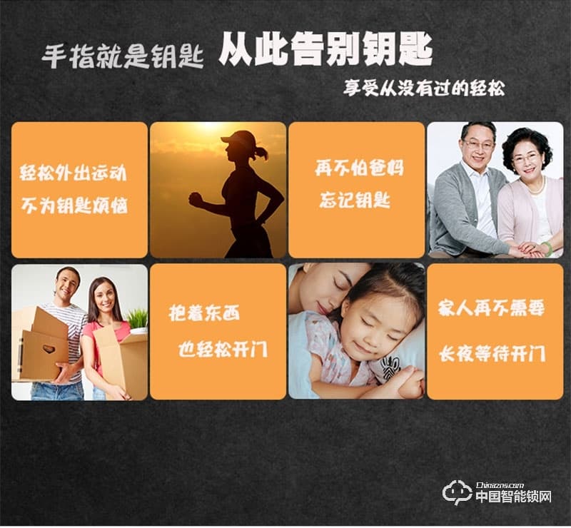 摩天仕智能鎖 智能指紋鎖M5 防盜門電子密碼鎖