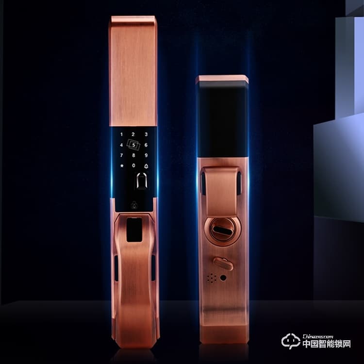 帝豐智能鎖 全自動(dòng)滑蓋指紋鎖 家用電子密碼鎖