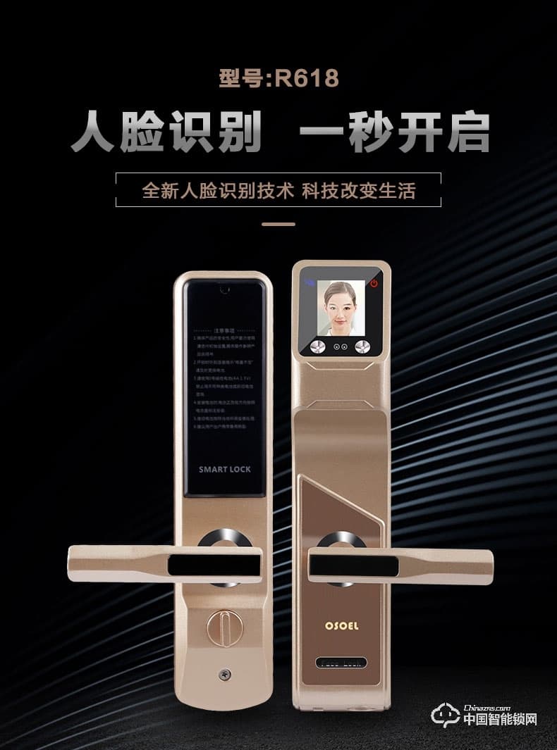 帝豐智能鎖 人臉識別智能鎖 家用電子密碼鎖