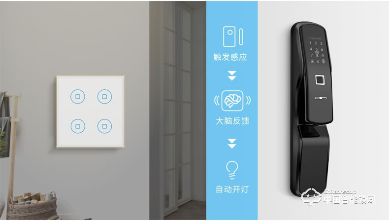 鉅士智能鎖 家用指紋鎖 防盜門密碼鎖刷卡鎖