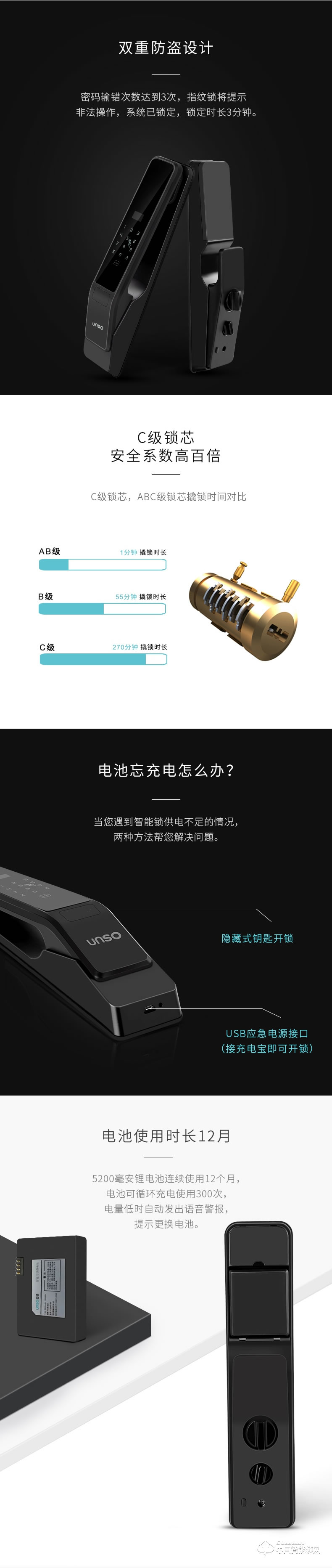 云碩智能鎖 智能門鎖家用防盜門密碼鎖電子門鎖