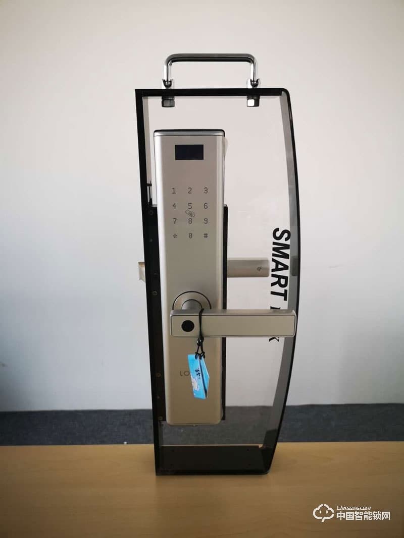 云鎖信安智能鎖 鋁合金直板指紋鎖 家用防盜門智能鎖
