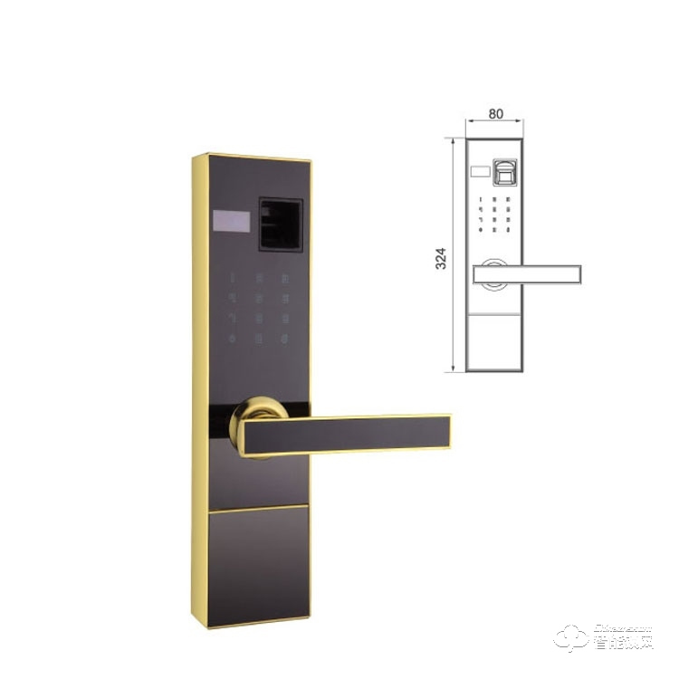 貝犀智能鎖 MS335不銹鋼指紋密碼鎖智能鎖