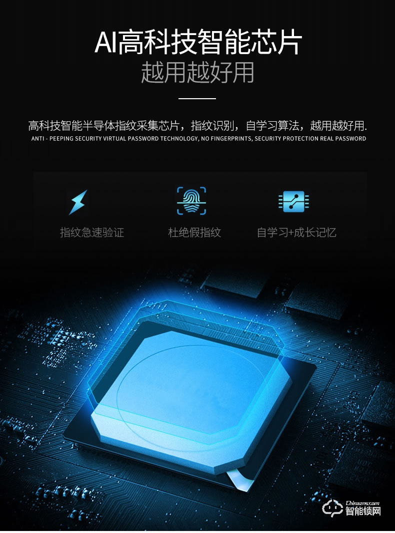 美利保指紋鎖 MLB800家用智能全自動密碼鎖