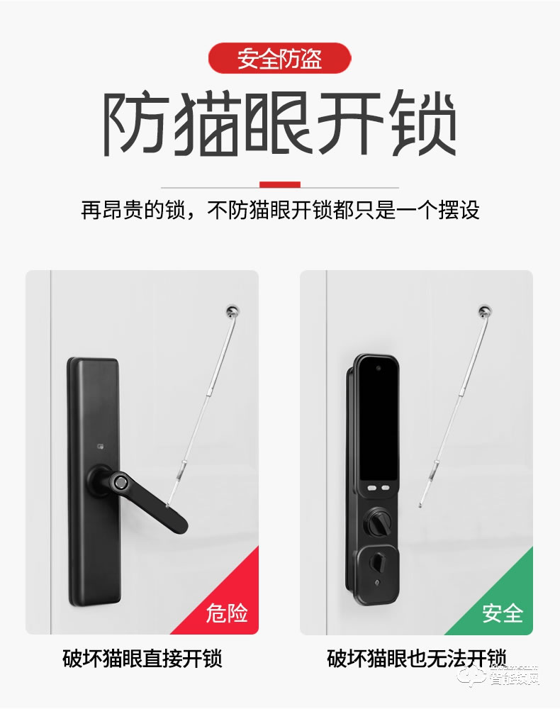 美利保指紋鎖 M8002手機APP入戶門密碼指紋鎖