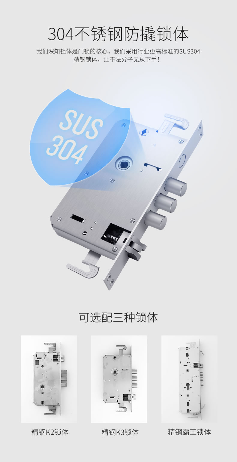 圣非格指紋鎖 密碼鎖電子鎖家用防盜磁卡鎖