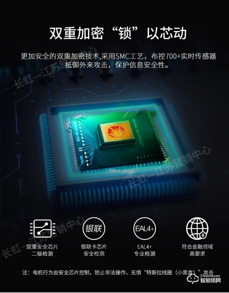 長虹智能鎖 W18家用防盜門鎖智能鎖密碼鎖